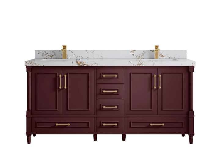 Aberdeen 72 in. W x 22 in. D Double Sink Bathroom Vanity - photo 38