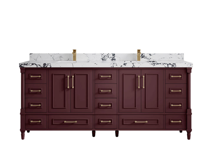 Aberdeen 80 in. W x 22 in. D Double Sink Bathroom Vanity - photo 42