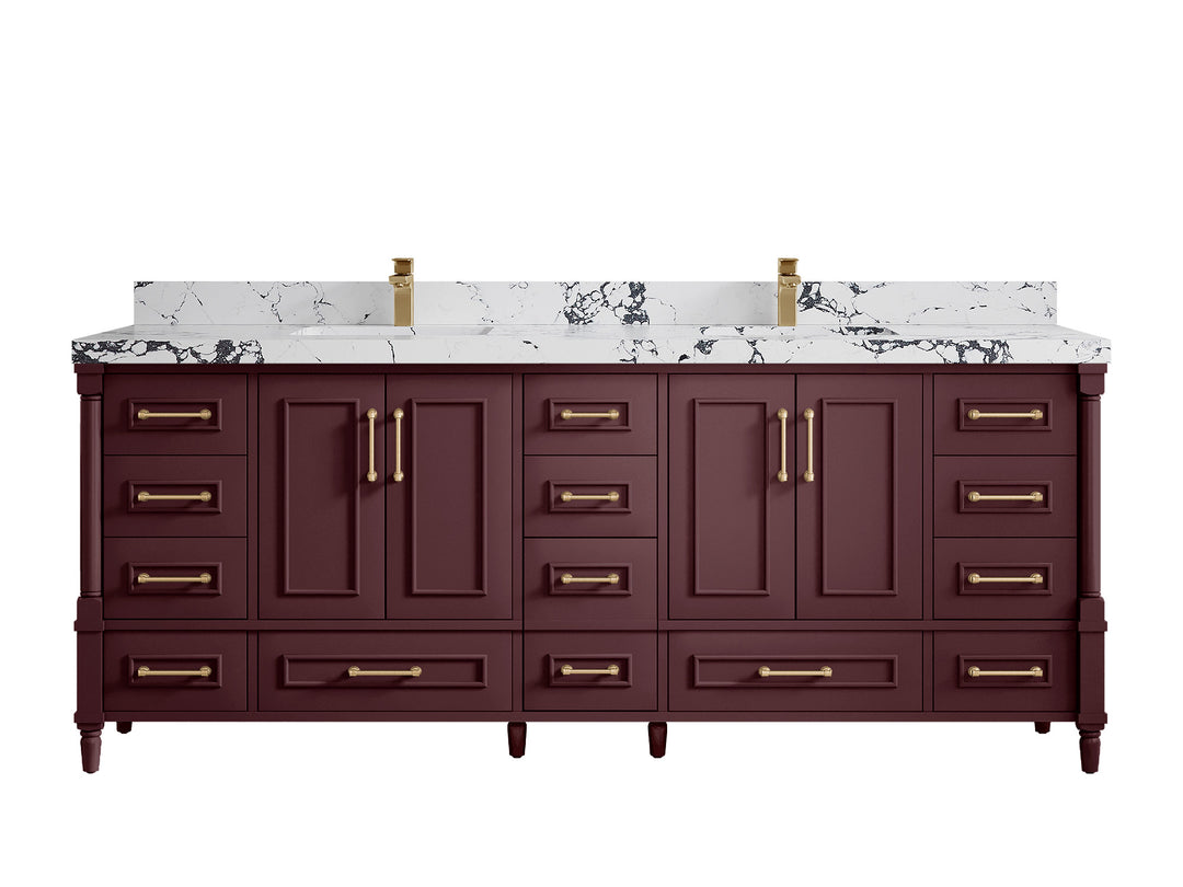Aberdeen 84 in. W x 22 in. D Double Sink Bathroom Vanity
