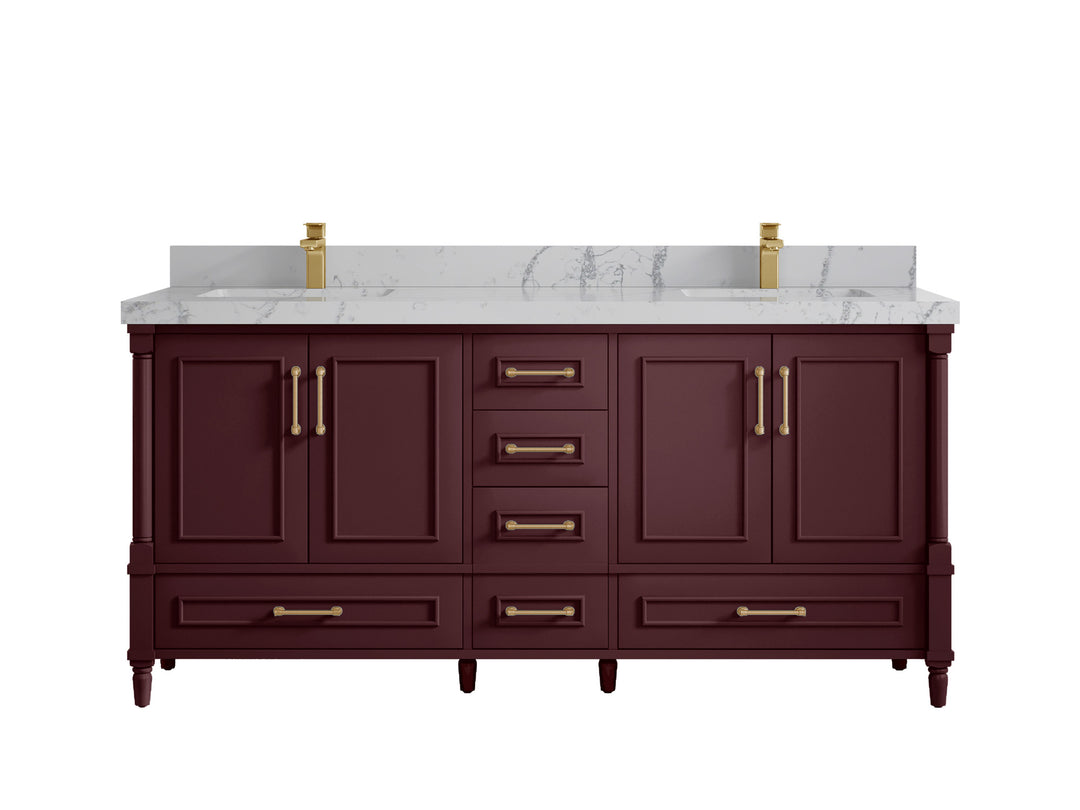 Aberdeen 72 in. W x 22 in. D Double Sink Bathroom Vanity