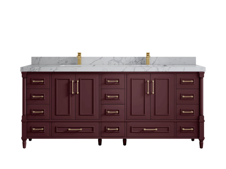 Aberdeen 80 in. W x 22 in. D Double Sink Bathroom Vanity - photo 44