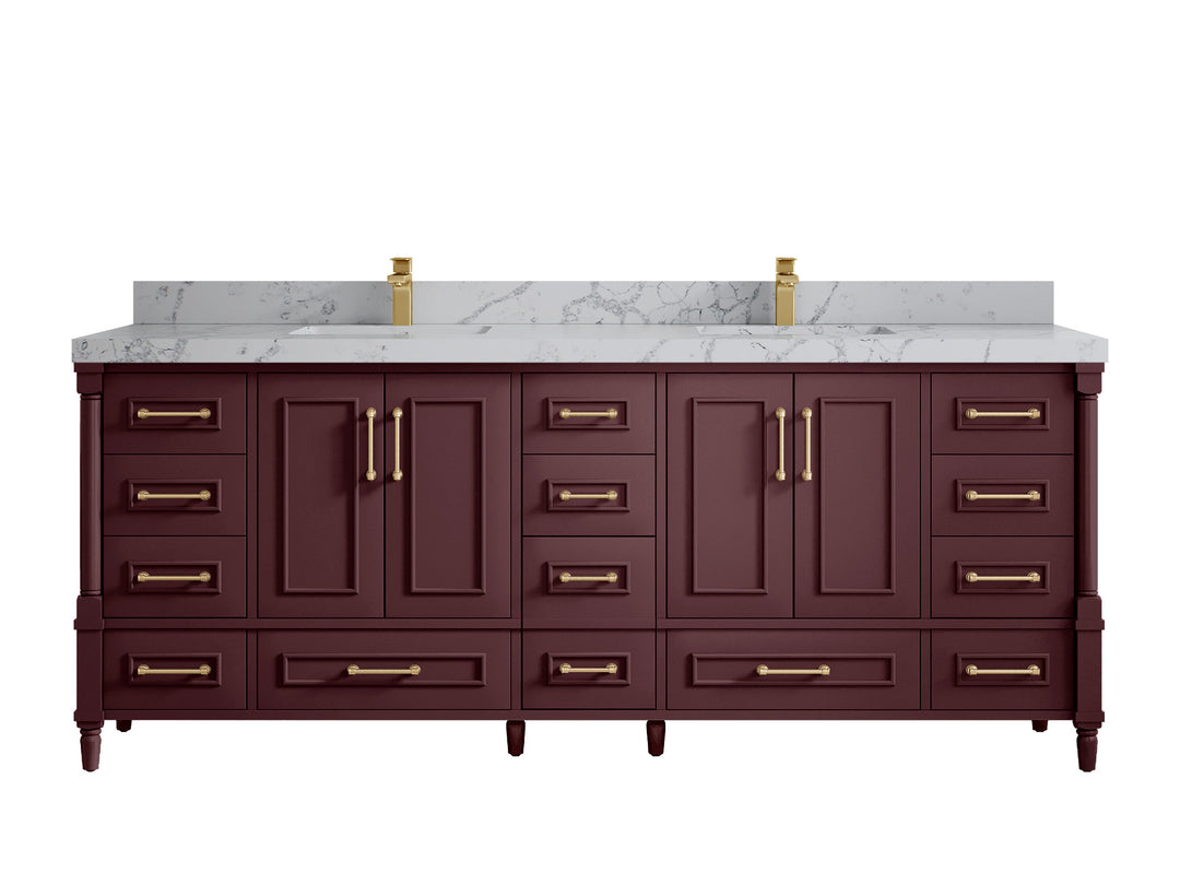 Aberdeen 84 in. W x 22 in. D Double Sink Bathroom Vanity