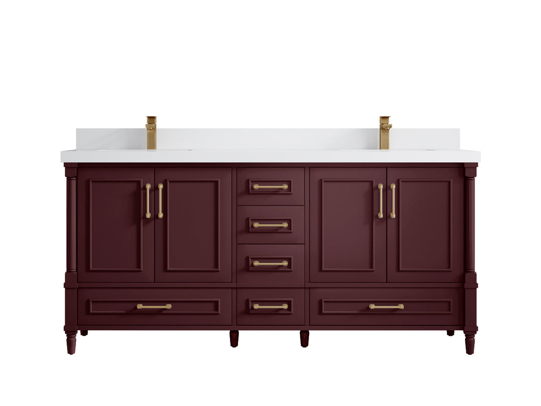 Aberdeen 72 in. W x 22 in. D Double Sink Bathroom Vanity