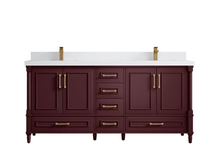 Aberdeen 72 in. W x 22 in. D Double Sink Bathroom Vanity - photo 44