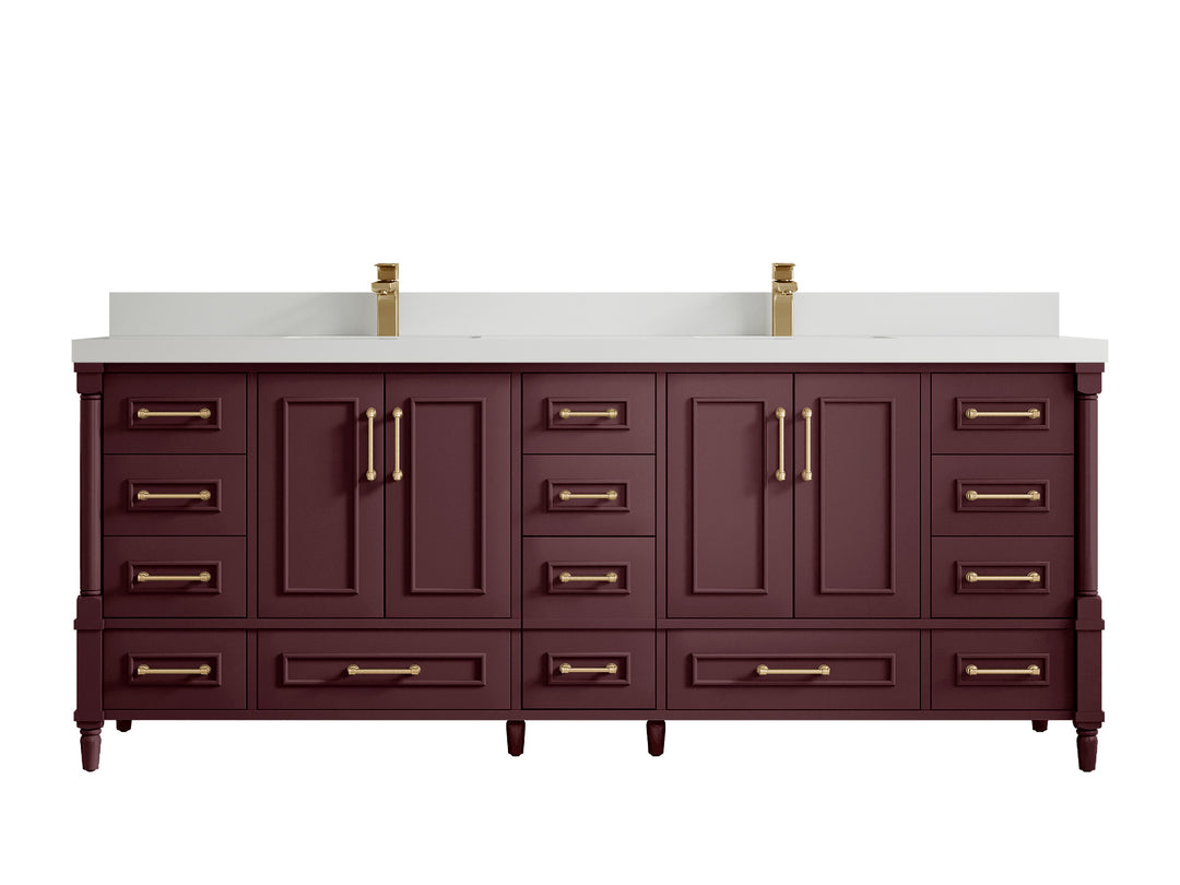 Aberdeen 84 in. W x 22 in. D Double Sink Bathroom Vanity