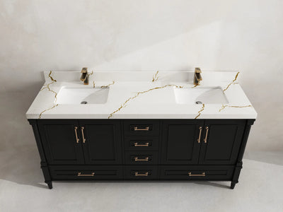 Aberdeen 72 in. W x 22 in. D Double Sink Bathroom Vanity