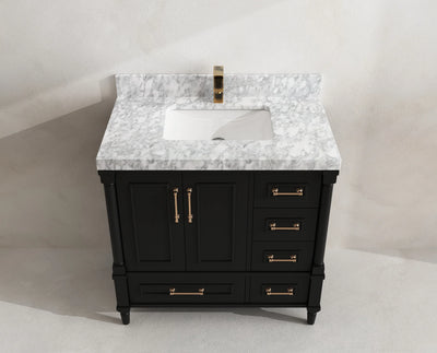 Aberdeen 36 in. W x 22 in. D Center Sink Bathroom Vanity