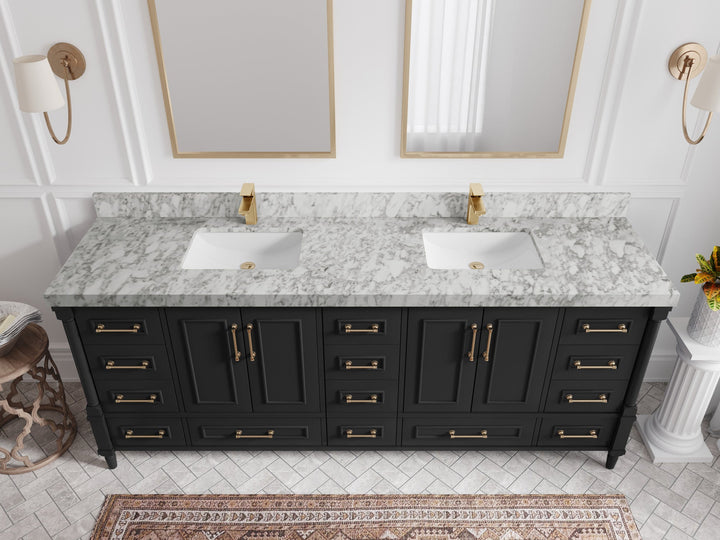 Aberdeen 84 in. W x 22 in. D Double Sink Bathroom Vanity - photo 18