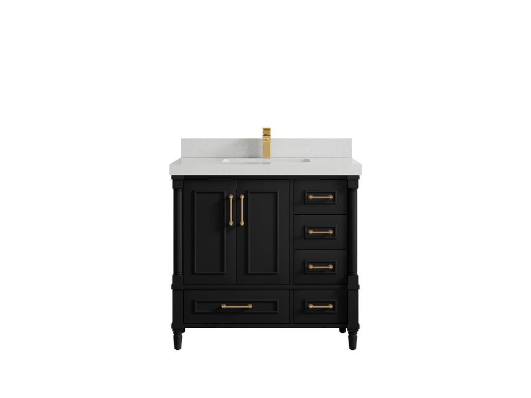 Aberdeen 36 in. W x 22 in. D Center Sink Bathroom Vanity