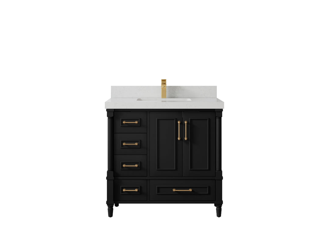 Aberdeen 36 in. W x 22 in. D Center Sink Bathroom vanity