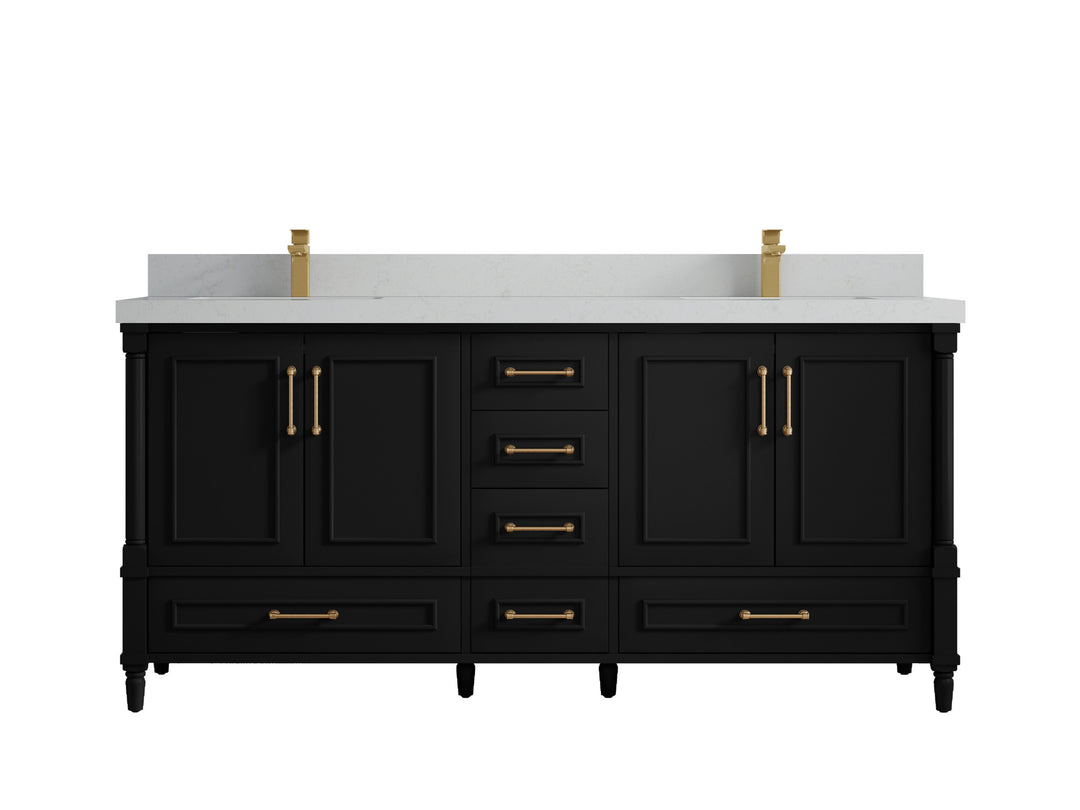 Aberdeen 72 in. W x 22 in. D Double Sink Bathroom Vanity