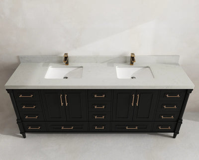 Aberdeen 84 in. W x 22 in. D Double Sink Bathroom Vanity