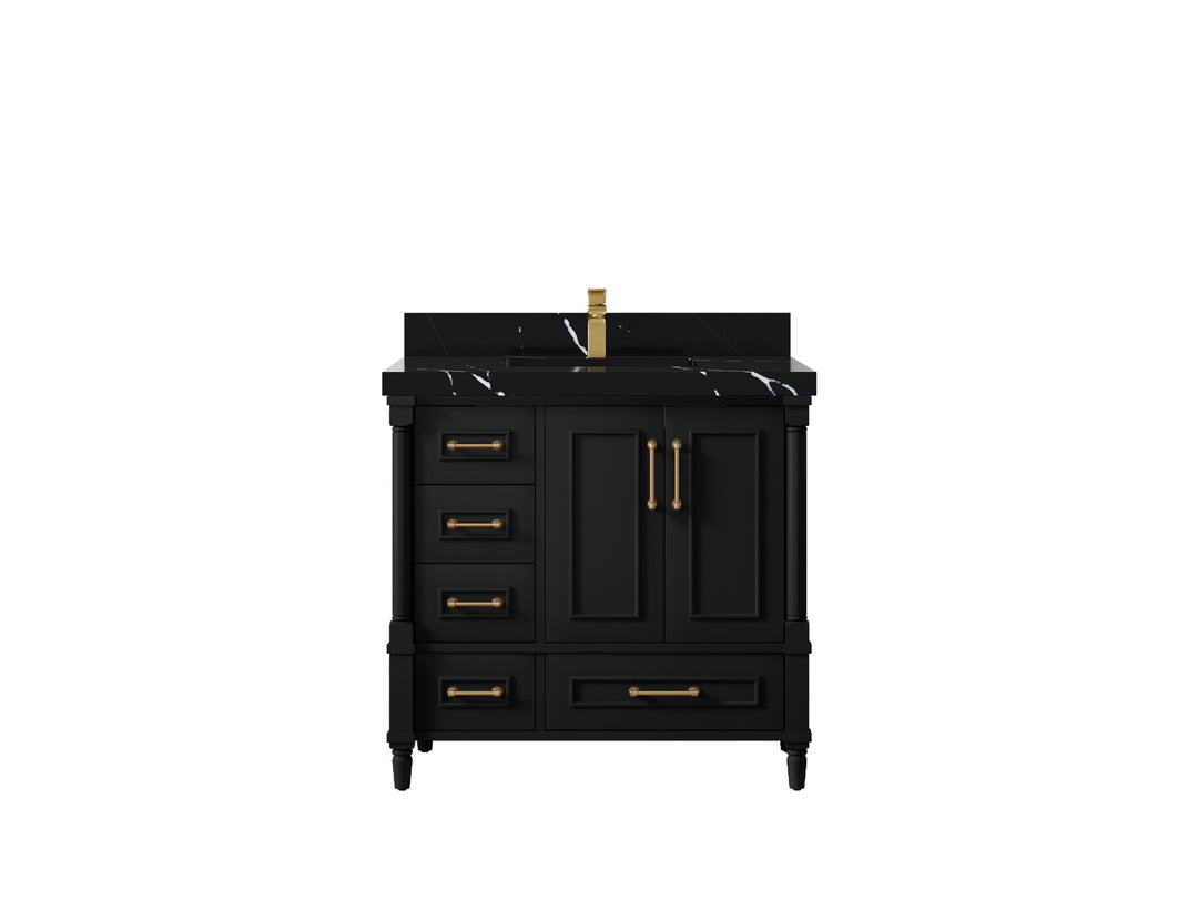Aberdeen 36 in. W x 22 in. D Center Sink Bathroom vanity