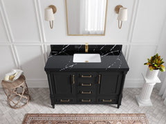 Aberdeen 48 in. W x 22 in. D Single Sink Bathroom Vanity - photo 8