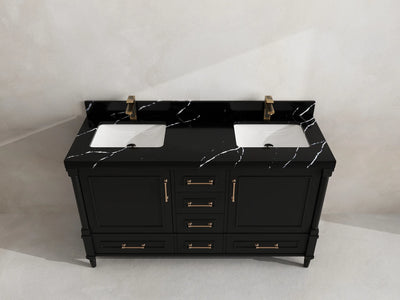 Aberdeen 60 in. W x 22 in. D Double Sink Bathroom Vanity
