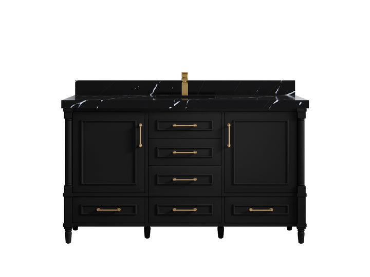 Aberdeen 60 in. W x 22 in. D Single Sink Bathroom Vanity - photo 9