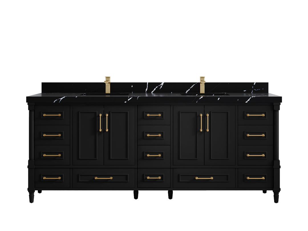 Aberdeen 84 in. W x 22 in. D Double Sink Bathroom Vanity
