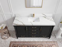 Aberdeen 60 in. W x 22 in. D Single Sink Bathroom Vanity - photo 10