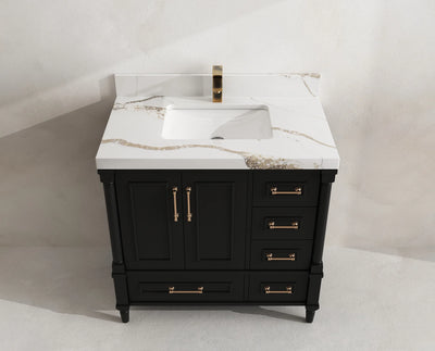 Aberdeen 36 in. W x 22 in. D Center Sink Bathroom Vanity