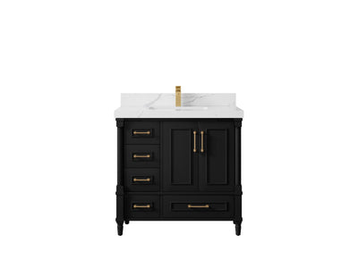 Aberdeen 36 in. W x 22 in. D Center Sink Bathroom Vanity