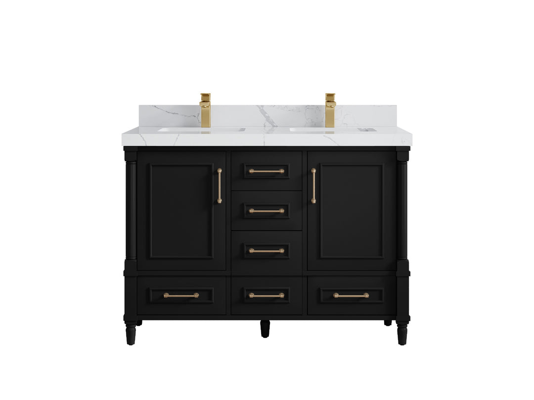 Aberdeen 48 in. W x 22 in. D Double Sink Bathroom Vanity | 
              
                Black
                
                  
             - ABD-CAB-BLK-47D - photo №10