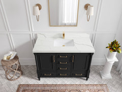 Aberdeen 48 in. W x 22 in. D Single Sink Bathroom Vanity - photo 12