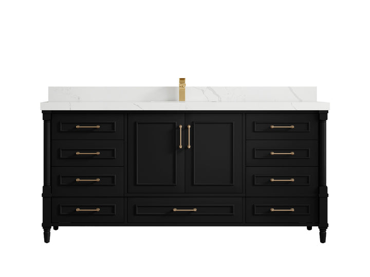 Aberdeen 72 in. W x 22 in. D Single Sink Bathroom Vanity - photo 1