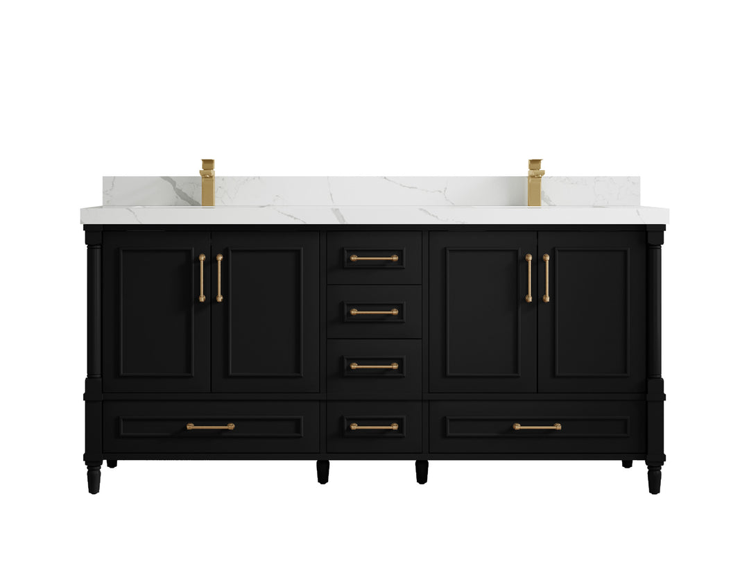 Aberdeen 72 in. W x 22 in. D Double Sink Bathroom Vanity