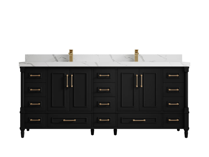 Aberdeen 80 in. W x 22 in. D Double Sink Bathroom Vanity - photo 10
