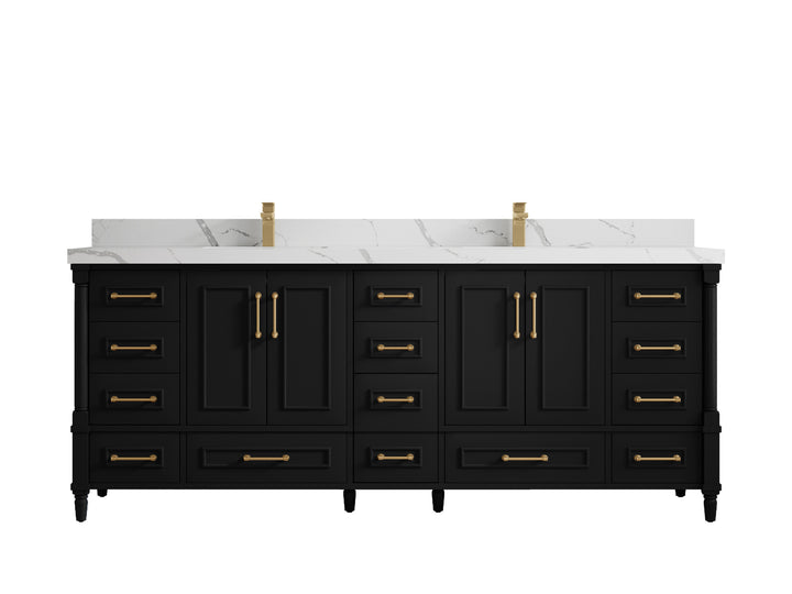 Aberdeen 84 in. W x 22 in. D Double Sink Bathroom Vanity - photo 13