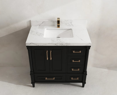 Aberdeen 36 in. W x 22 in. D Center Sink Bathroom Vanity