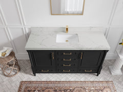 Aberdeen 60 in. W x 22 in. D Single Sink Bathroom Vanity - photo 14