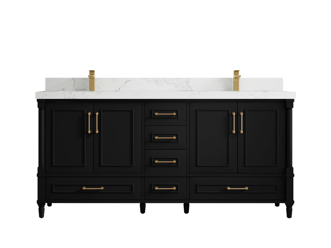 Aberdeen 72 in. W x 22 in. D Double Sink Bathroom Vanity