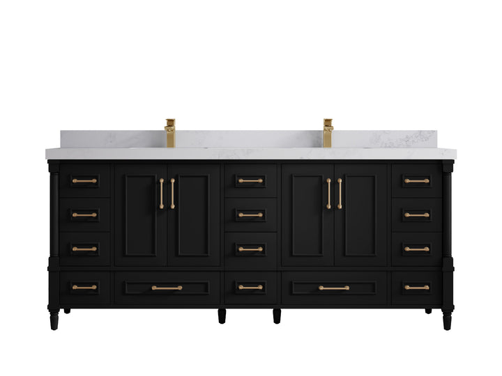 Aberdeen 80 in. W x 22 in. D Double Sink Bathroom Vanity - photo 12