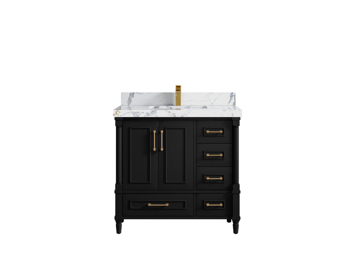 Aberdeen 36 in. W x 22 in. D Center Sink Bathroom Vanity - photo 18
