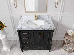 Aberdeen 36 in. W x 22 in. D Center Sink Bathroom Vanity - photo 15