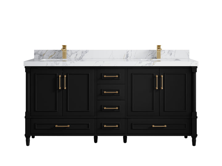 Aberdeen 72 in. W x 22 in. D Double Sink Bathroom Vanity - photo 45