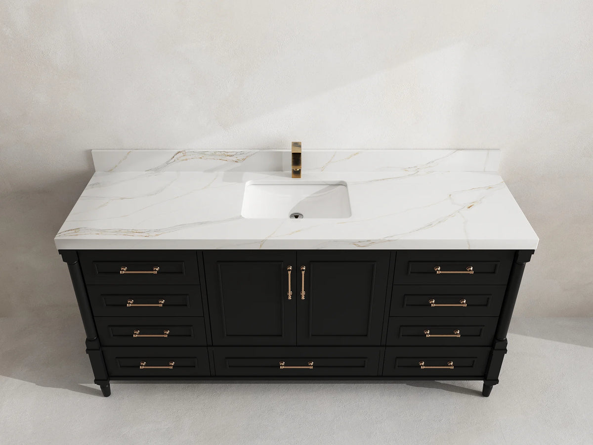 Aberdeen 72 in. W x 22 in. D Single Sink Bathroom Vanity
