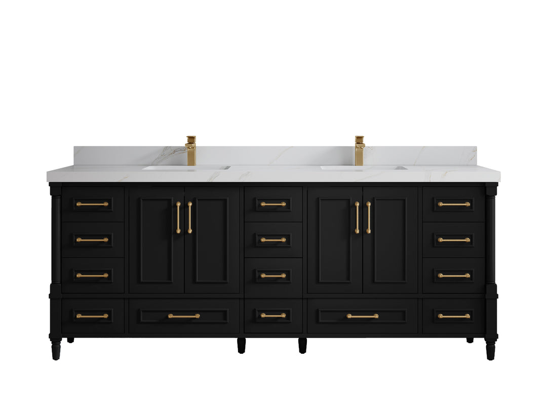 Aberdeen 84 in. W x 22 in. D Double Sink Bathroom Vanity