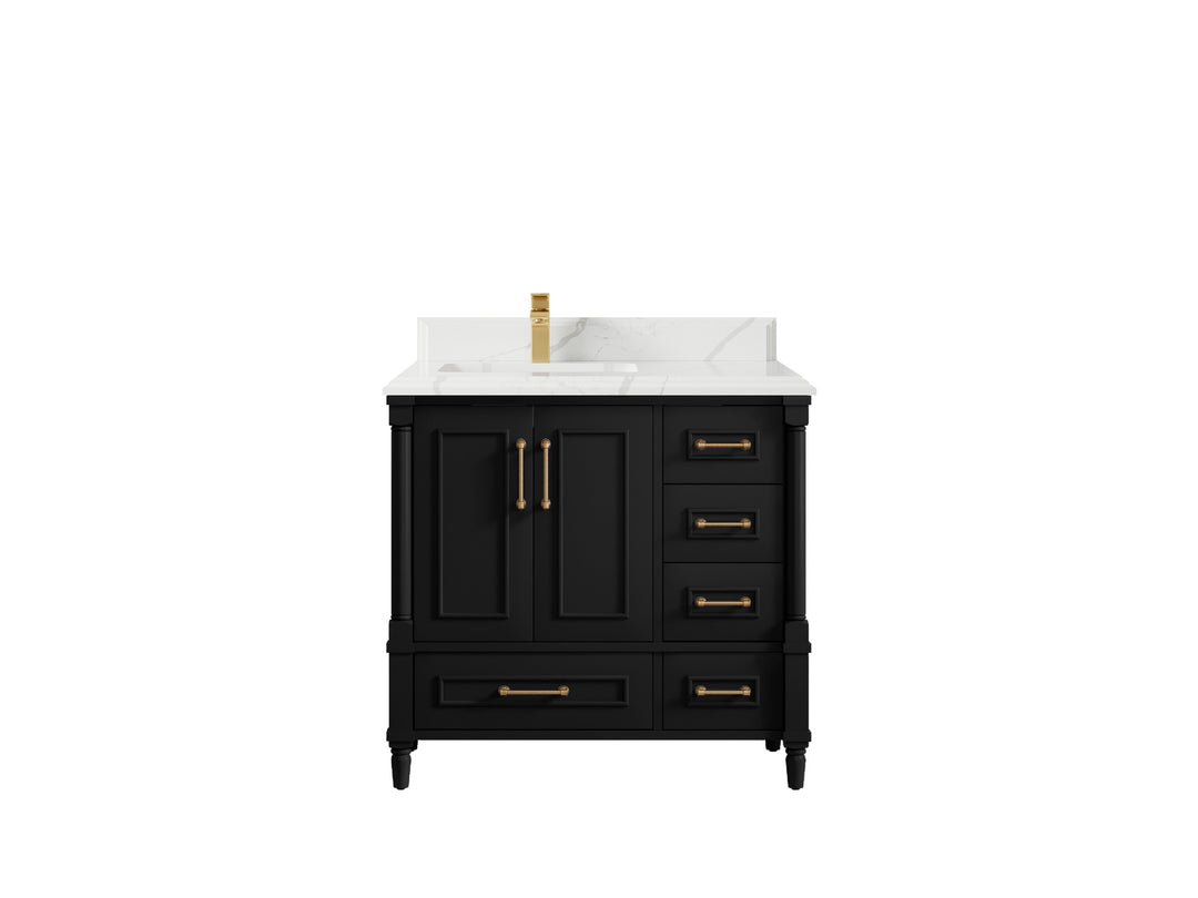 Aberdeen 36 in. W x 22 in. D Left Offset Sink Bathroom Vanity