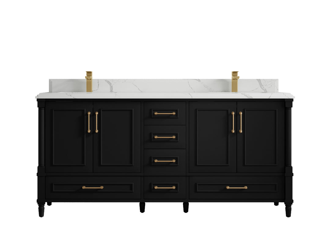Aberdeen 72 in. W x 22 in. D Double Sink Bathroom Vanity
