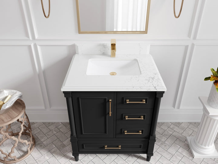 Aberdeen 30 in. W x 22 in. D Single Sink Bathroom Vanity - photo 23