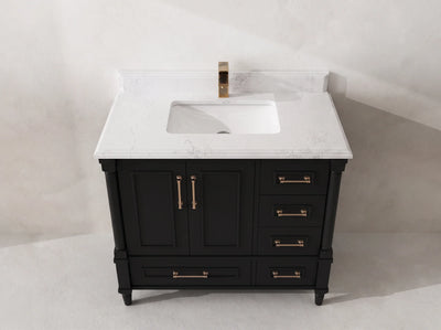 Aberdeen 36 in. W x 22 in. D Center Sink Bathroom Vanity