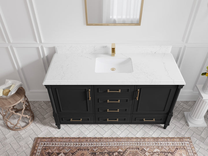 Aberdeen 60 in. W x 22 in. D Single Sink Bathroom Vanity - photo 24
