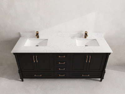 Aberdeen 72 in. W x 22 in. D Double Sink Bathroom Vanity