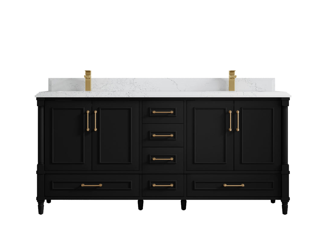 Aberdeen 72 in. W x 22 in. D Double Sink Bathroom Vanity