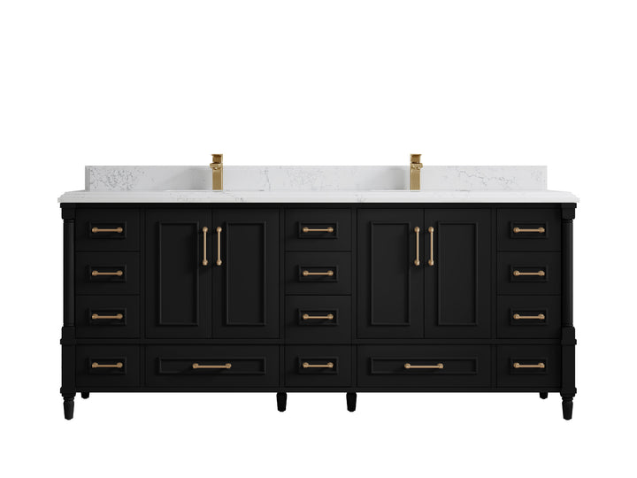 Aberdeen 80 in. W x 22 in. D Double Sink Bathroom Vanity - photo 22