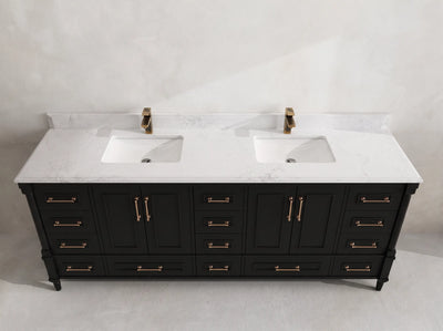 Aberdeen 84 in. W x 22 in. D Double Sink Bathroom Vanity