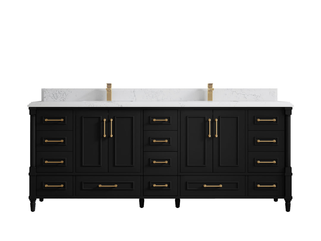 Aberdeen 84 in. W x 22 in. D Double Sink Bathroom Vanity