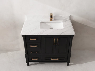 Aberdeen 36 in. W x 22 in. D Right Offset Sink Bathroom Vanity